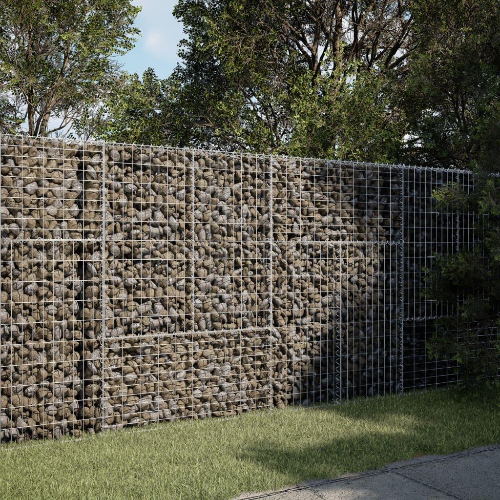 VidaXL Panier gabion fer  