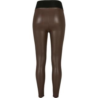 URBAN CLASSICS  leggings a vita alta in ecopelle gt 