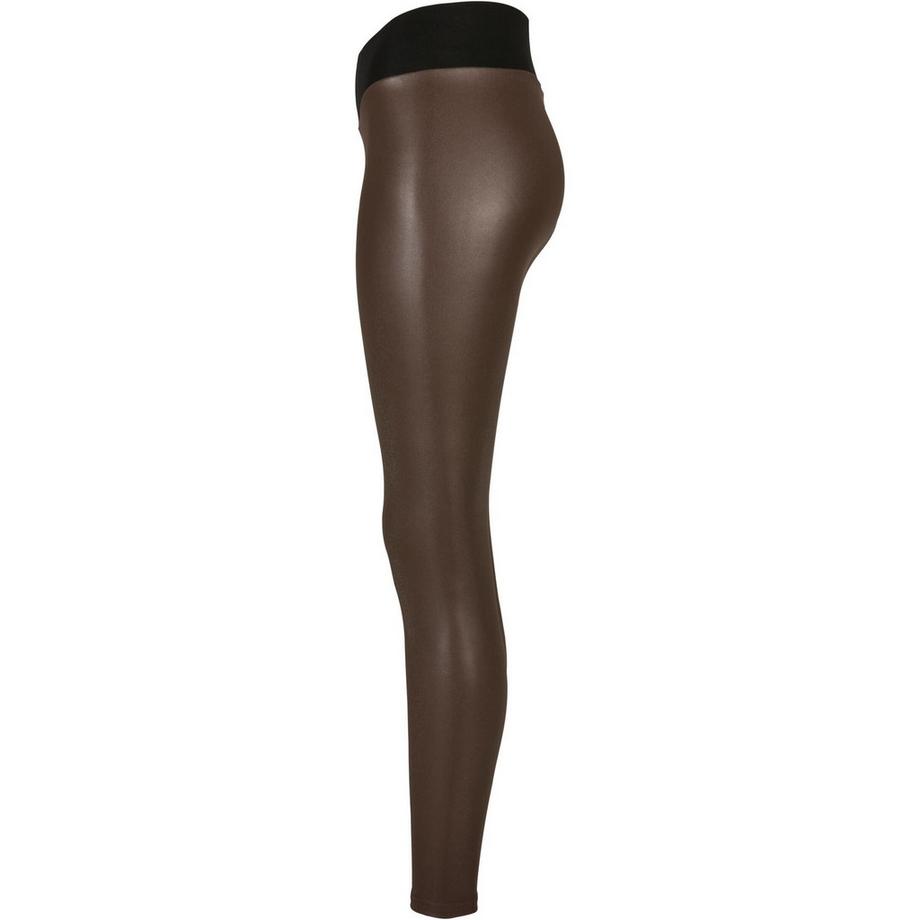 URBAN CLASSICS Leggings Vita Alta in Ecopelle  