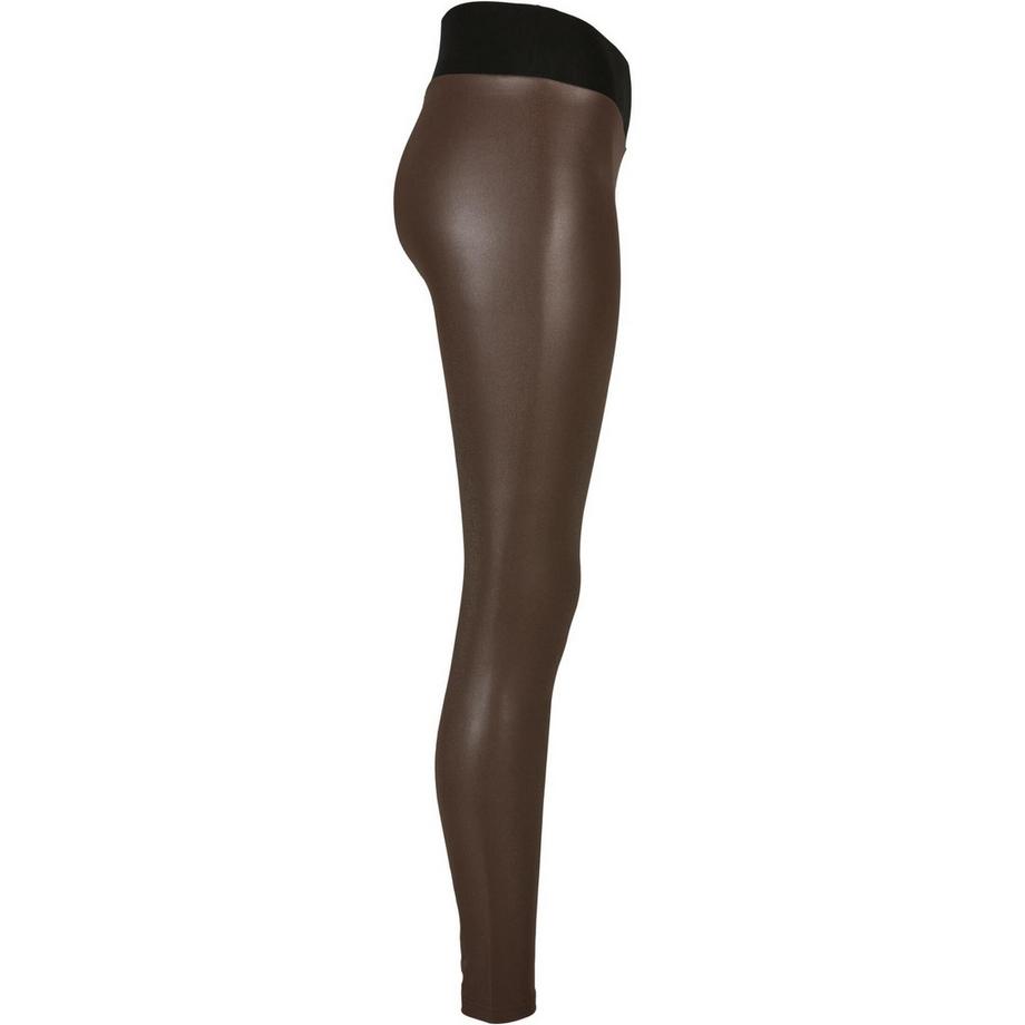 URBAN CLASSICS Leggings Vita Alta in Ecopelle  