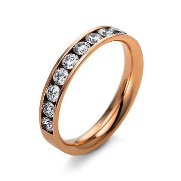 Mémoire-Ring 585/14K Roségold Diamant 0.75ct.