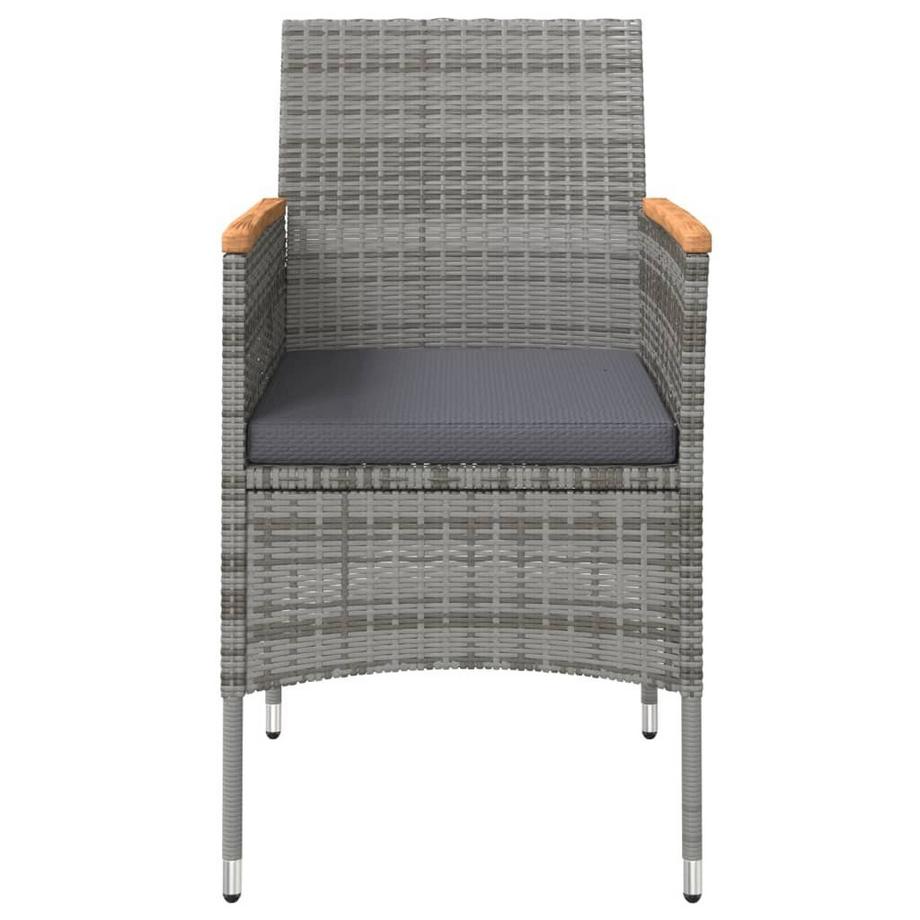 VidaXL set da pranzo da giardino Polirattan  