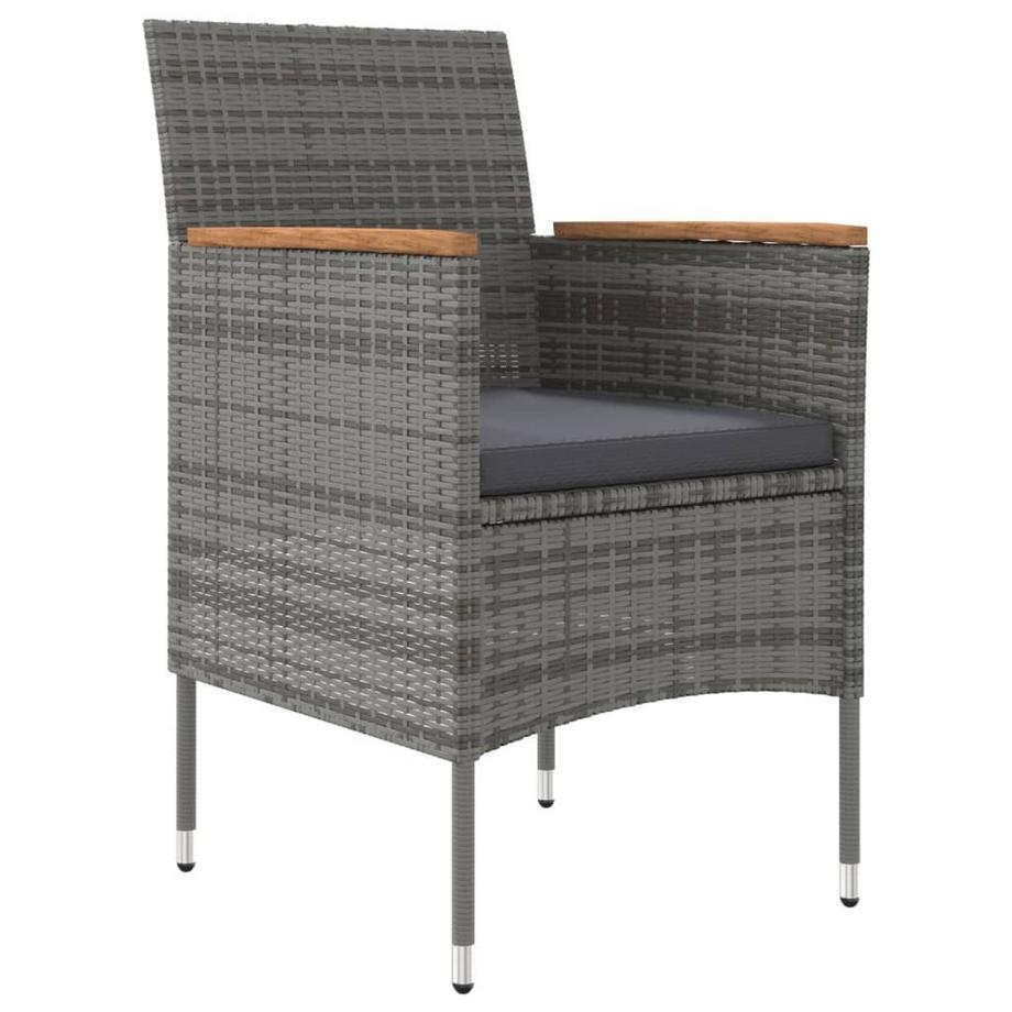 VidaXL set da pranzo da giardino Polirattan  