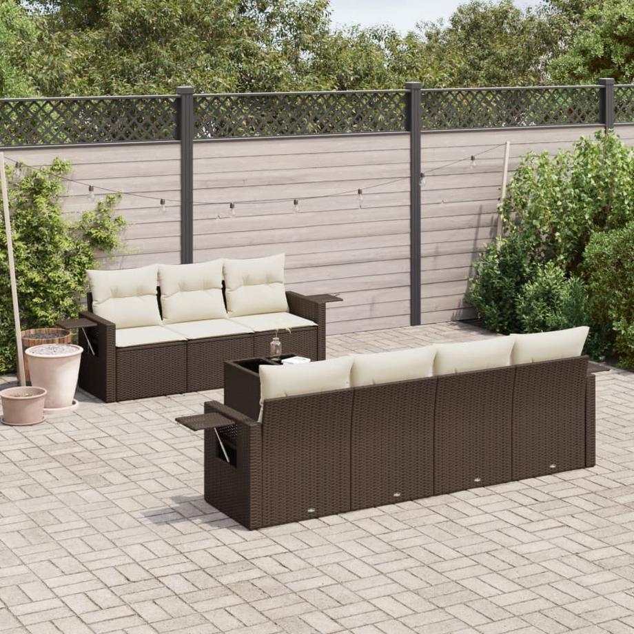 VidaXL Garten sofagarnitur poly-rattan  