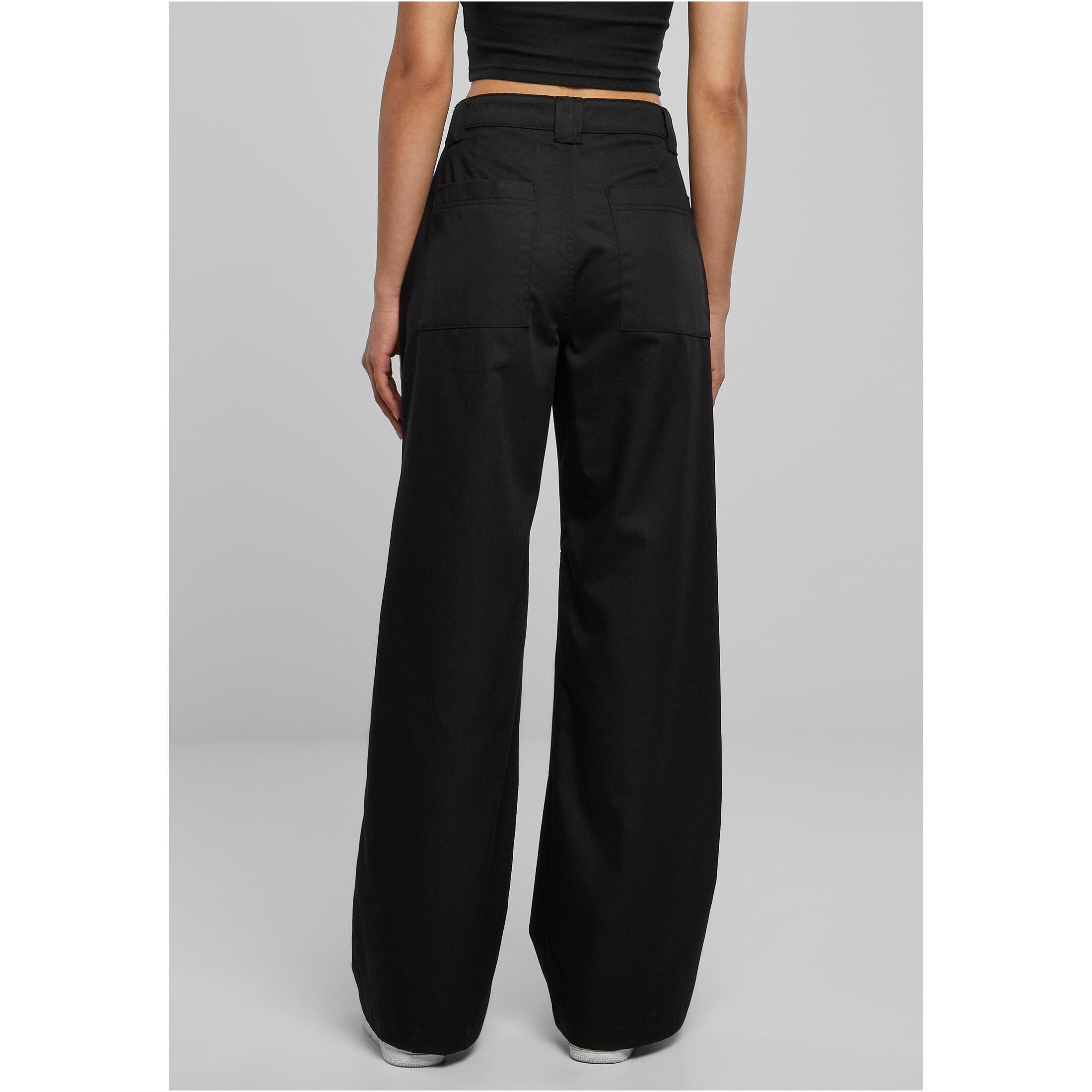 URBAN CLASSICS Damen Workwear Straight Leg Hosen  