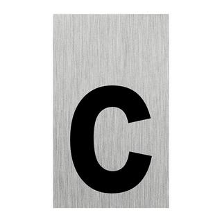 Pricenet Plaque de porte en aluminium " c " 100x60mm  