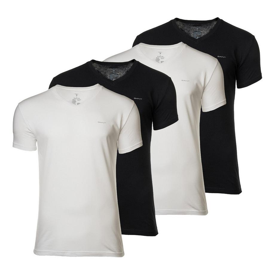 T-Shirt  4er Pack Bequem sitzend-V-NECK T-SHIRT 4-PACK