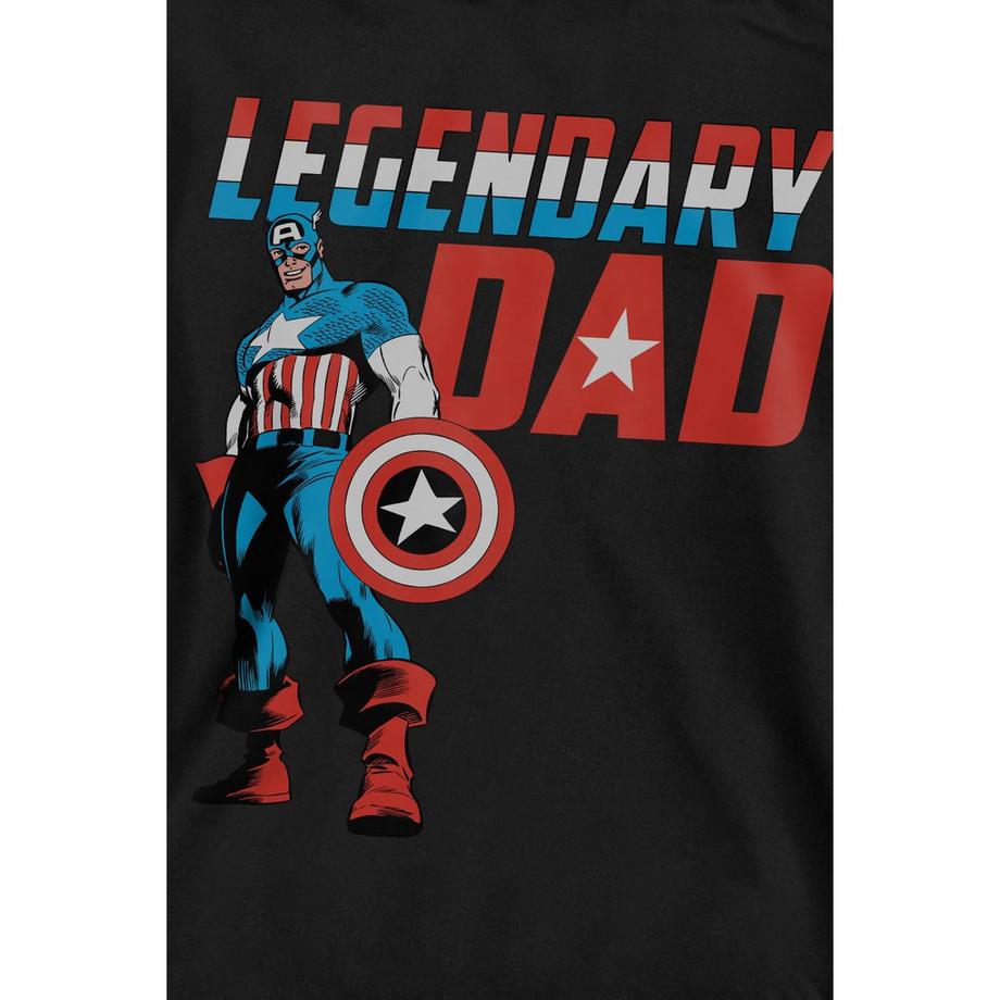 CAPTAIN AMERICA Sweatshirt Legendary Dad Imprimé Graphique  