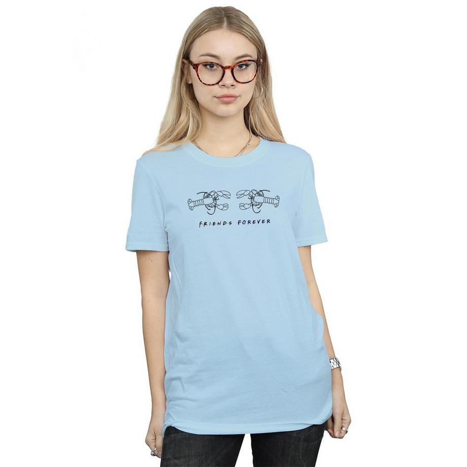 Friends Forever T-Shirt Stampa Aragosta  