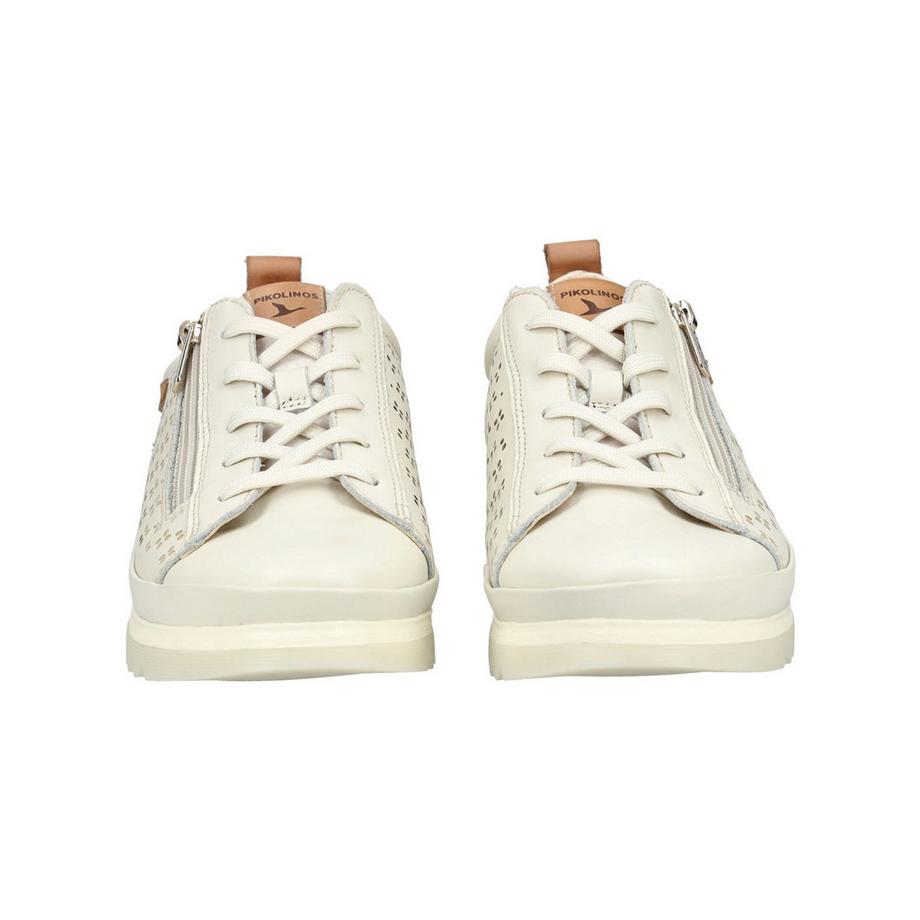 Pikolinos Chaussure à Lacets Perforée avec Fermeture Éclair Latérale  