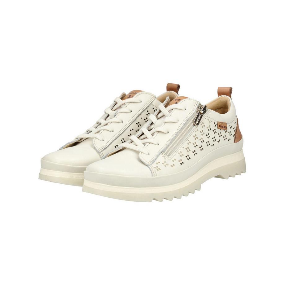Pikolinos Chaussure à Lacets Perforée avec Fermeture Éclair Latérale  