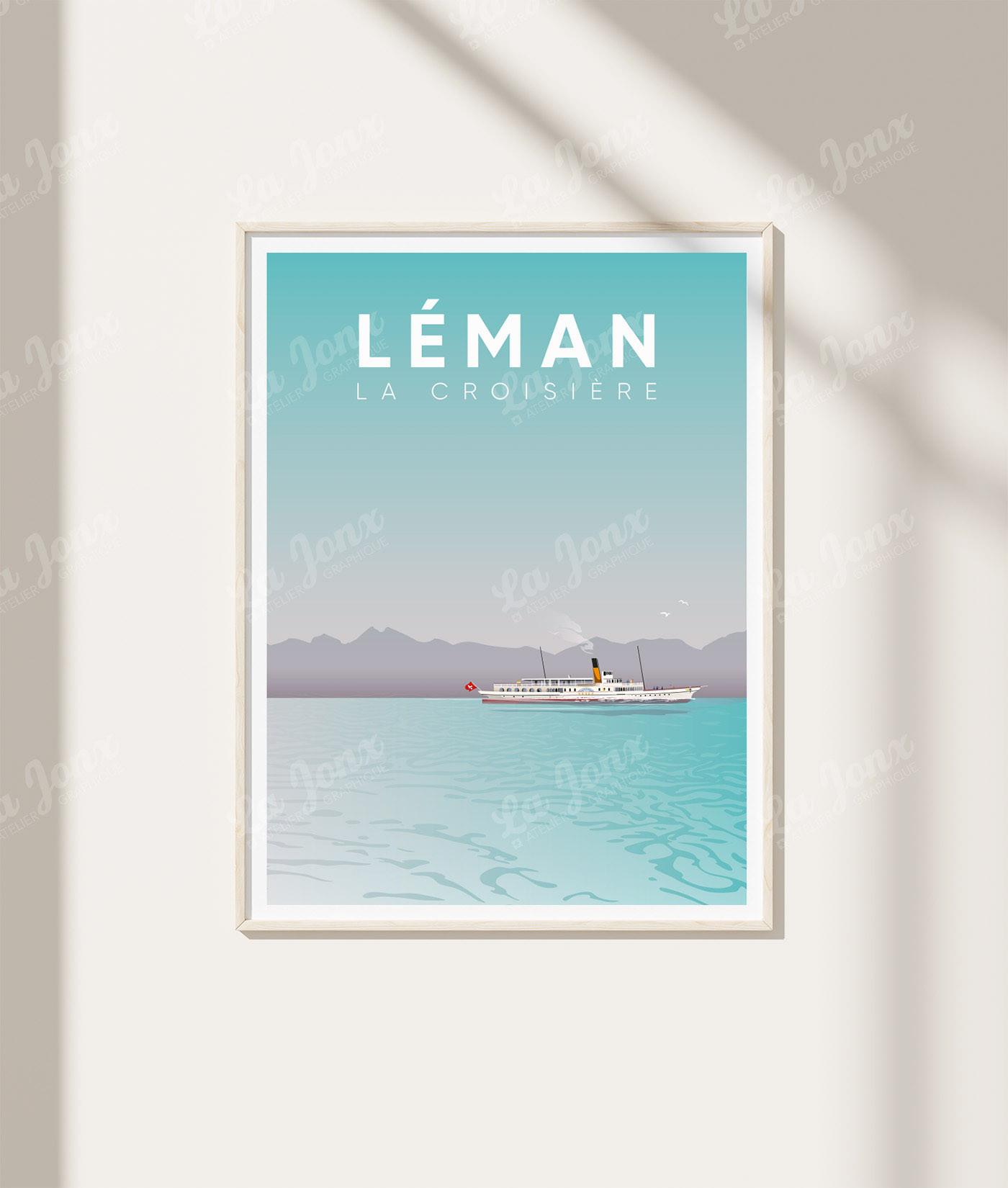 La-Jonx Poster Léman - La Croisière  