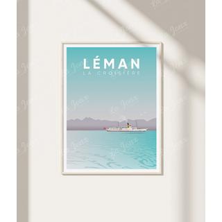 La-Jonx Poster Léman - La Croisière  