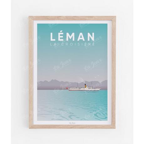 La-Jonx Poster Léman - La Croisière  