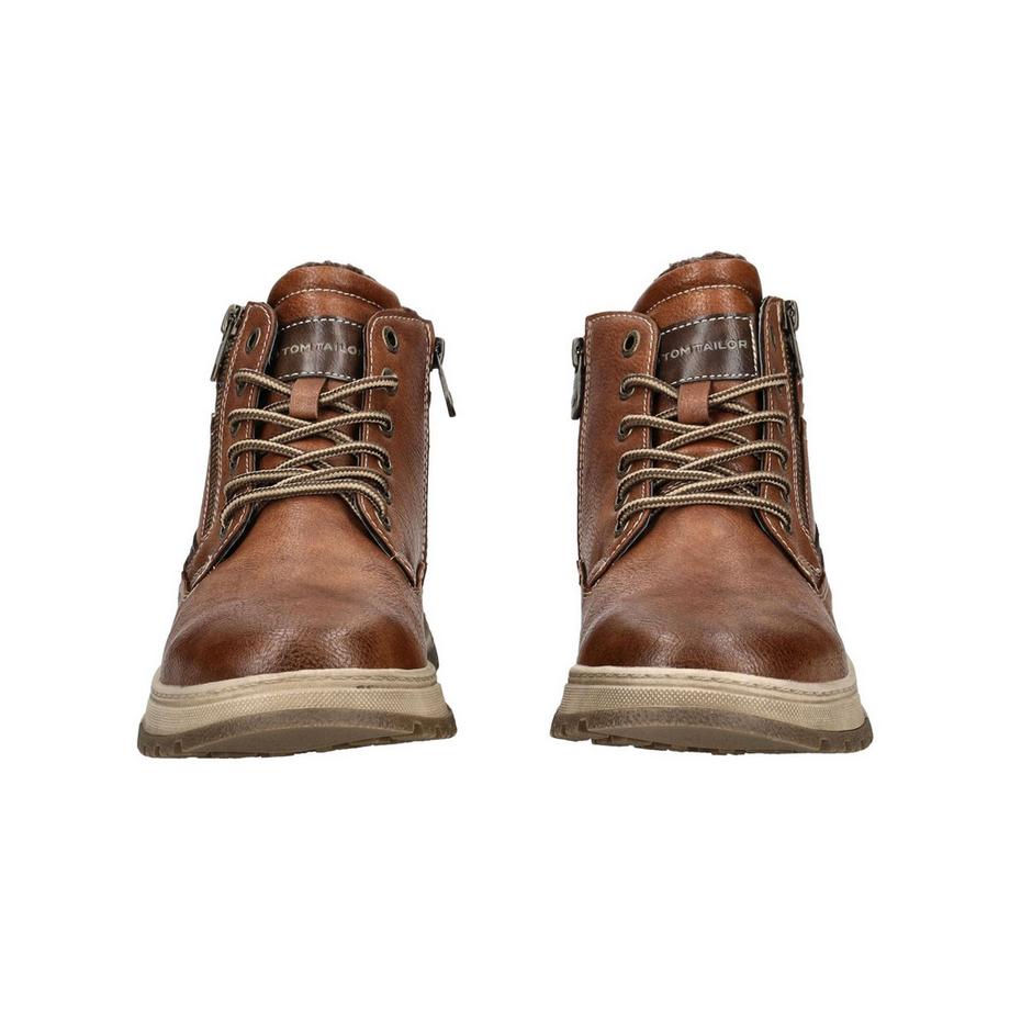 TOM TAILOR Stiefelette mit Seitenreissverschluss und Schnürung  