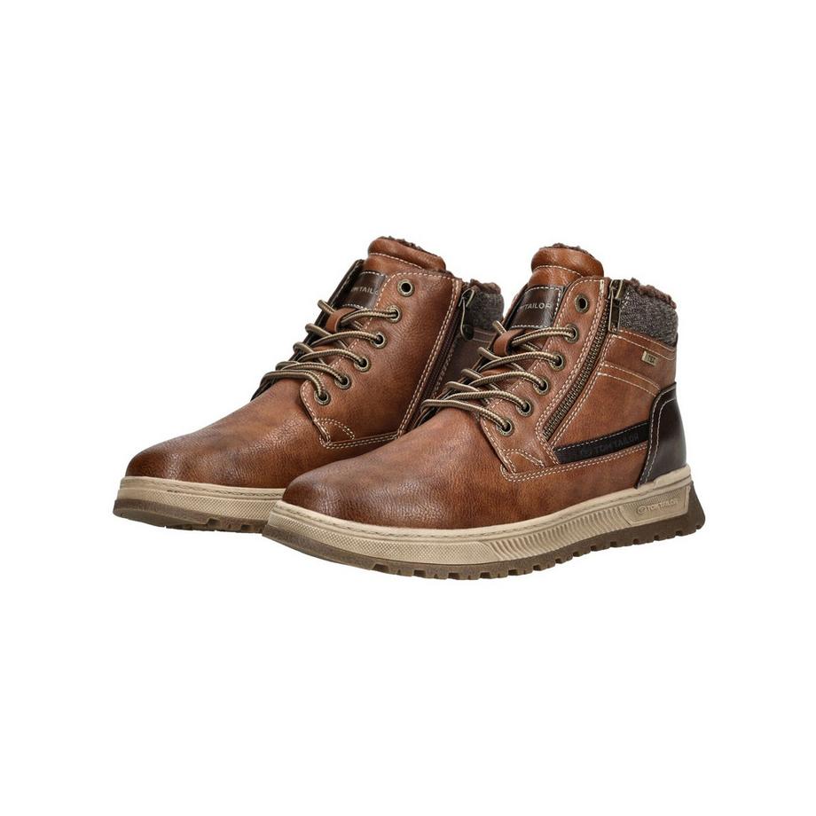 TOM TAILOR Stiefelette mit Seitenreissverschluss und Schnürung  
