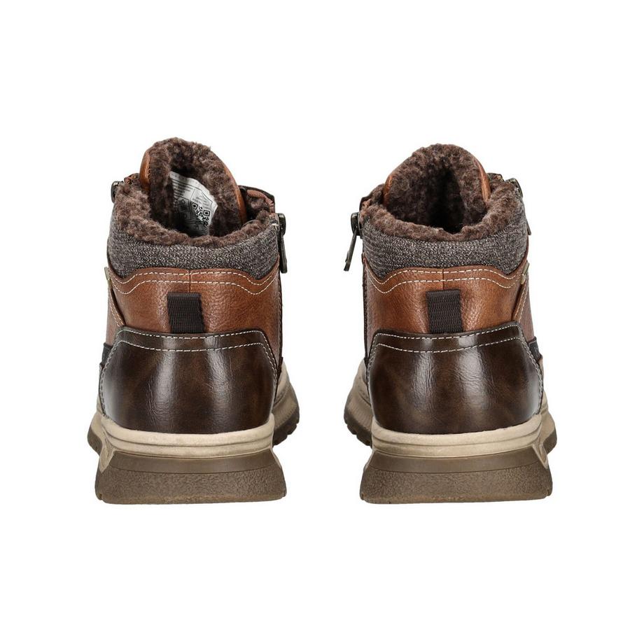 TOM TAILOR Stiefelette mit Seitenreissverschluss und Schnürung  