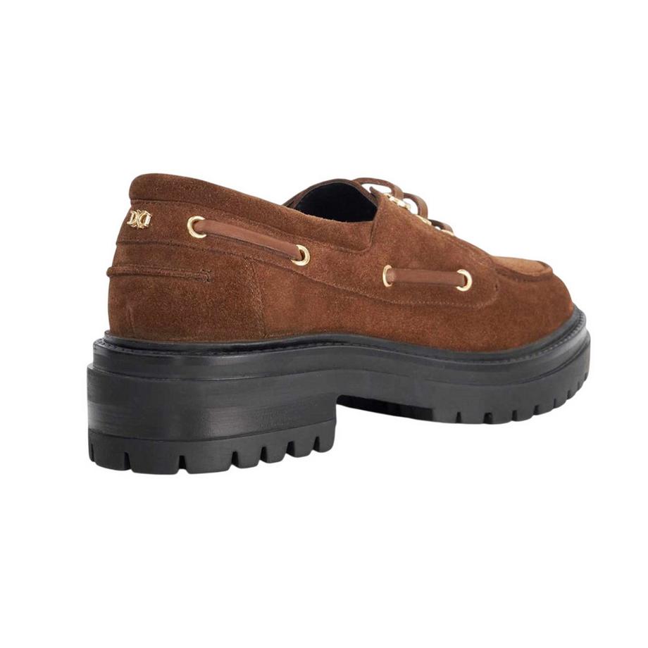 Dune London Chaussures Bateau Venetian Cuir Lacets  