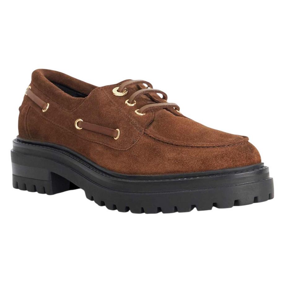 Dune London Chaussures Bateau Venetian Cuir Lacets  