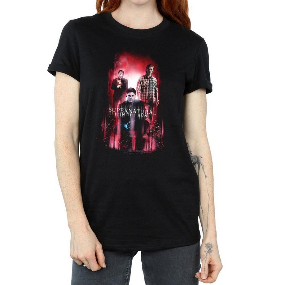 Supernatural Join The Hunt Bedrucktes T-Shirt  