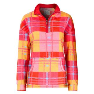 Joe Browns Polaire à Carreaux Demi-Zip Top  