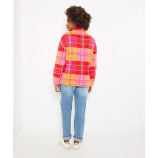 Joe Browns Polaire à Carreaux Demi-Zip Top  