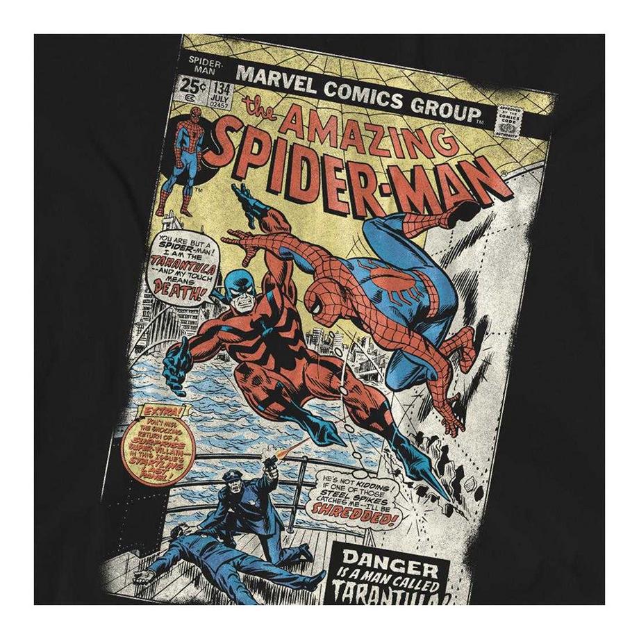 Spider-Man T-Shirt Stampa Retro Ragno  