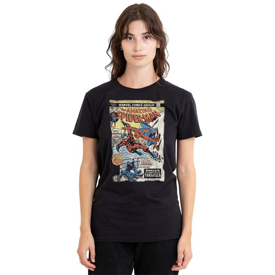 Spider-Man T-Shirt Stampa Retro Ragno  