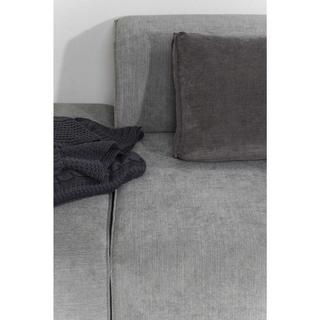 KARE Design Canapé Infinity Ottomane droite Gris  