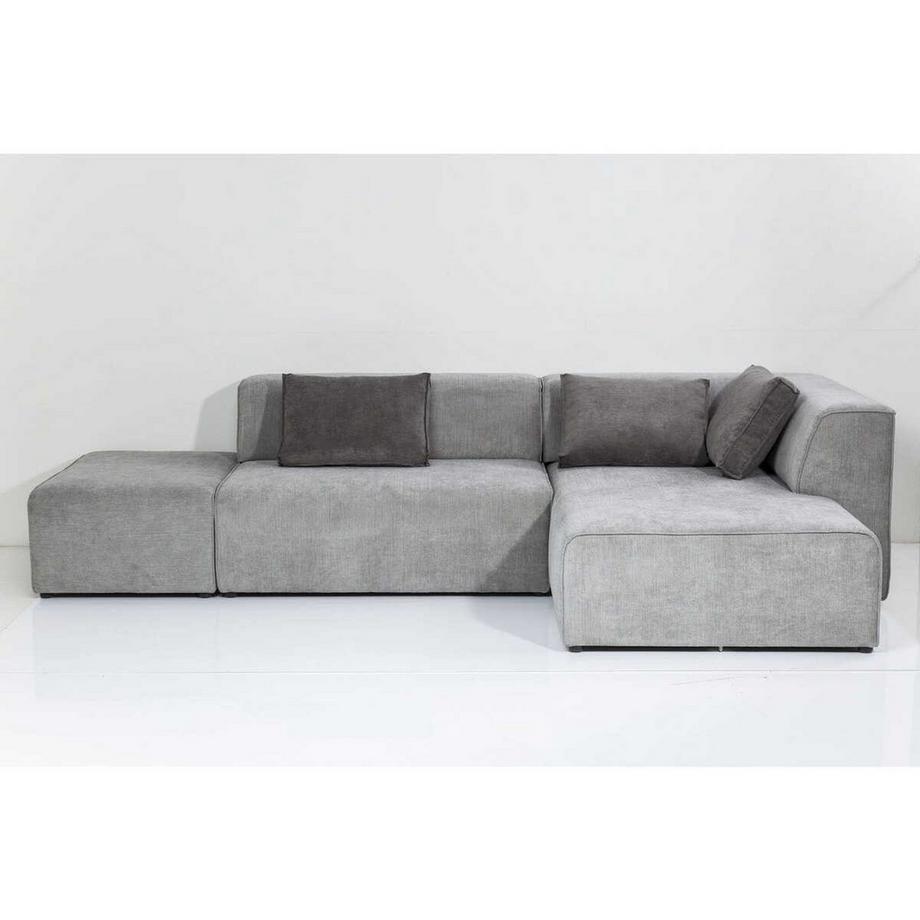KARE Design Sofa Infinity Ottomane Rechts Grau  