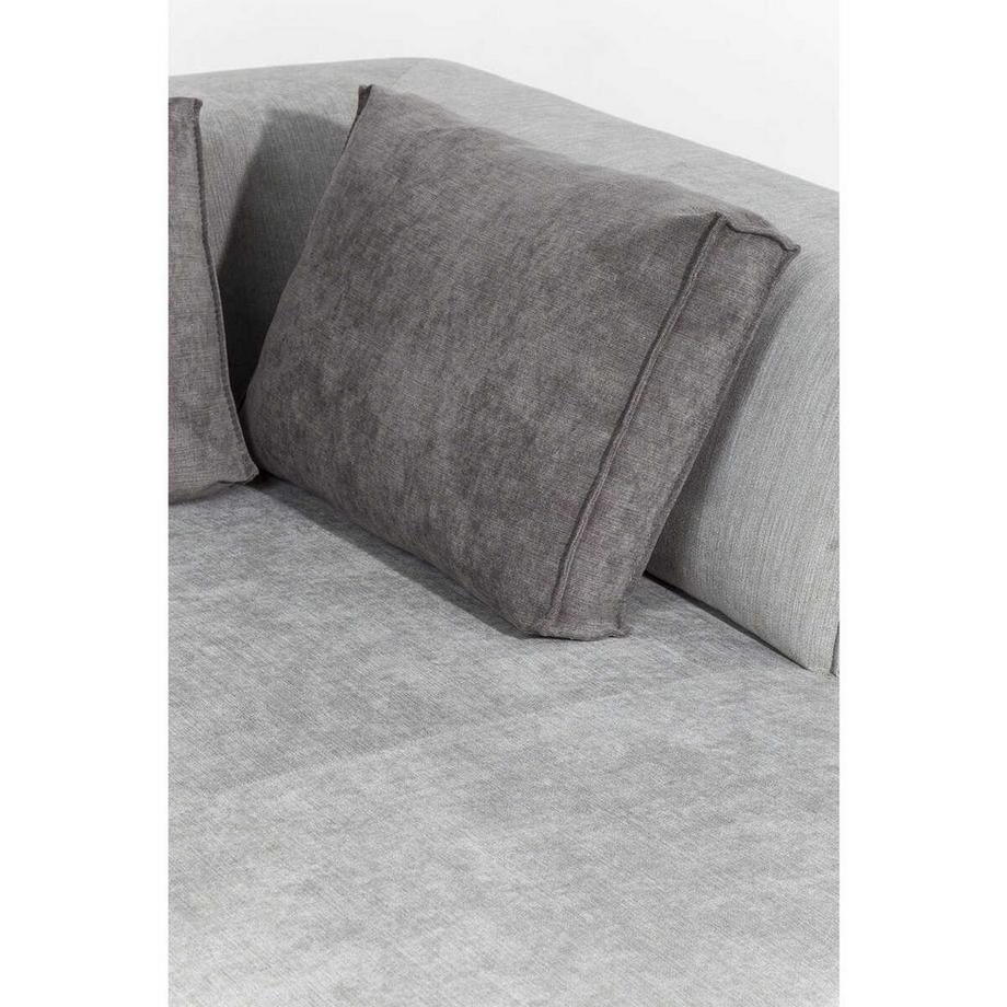 KARE Design Sofa Infinity Ottomane Rechts Grau  