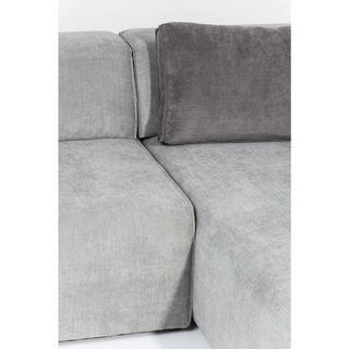 KARE Design Canapé Infinity Ottomane droite Gris  