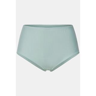 Ulla Popken Slip Midi 2 Pezzi Righe Sottili Vita Alta  