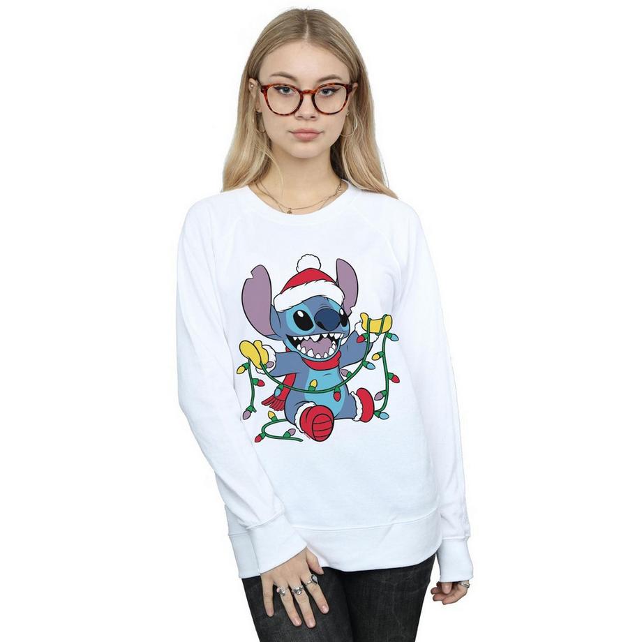 Disney Stitch Lumières de Noël Sweatshirt  