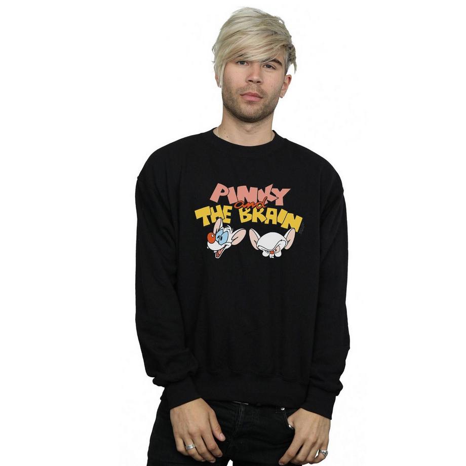 Animaniacs Pinky et The Brain Sweatshirt Col Rond  