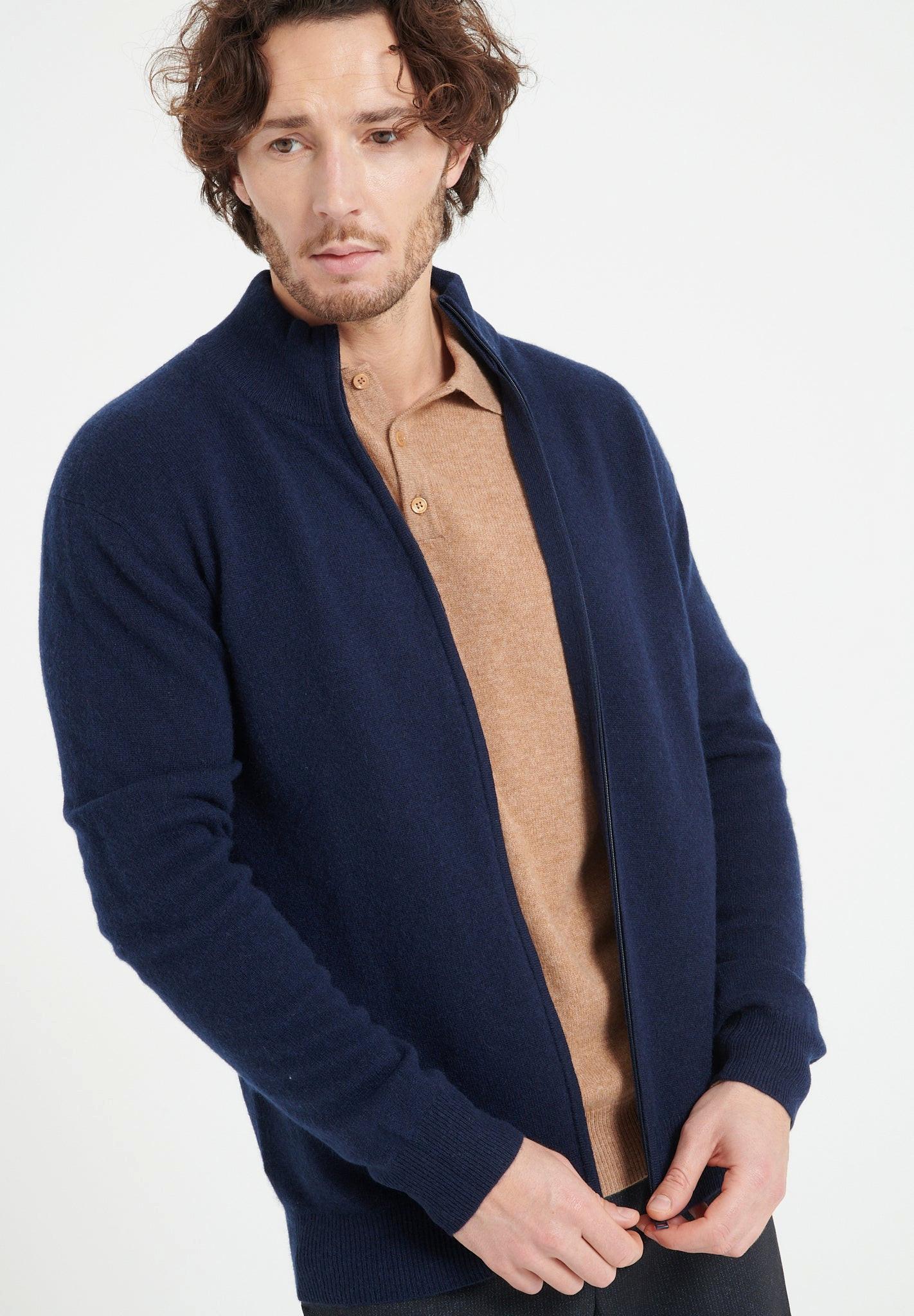 Studio Cashmere8  LUKE 8 Gilet zippé - 100% cachemire 