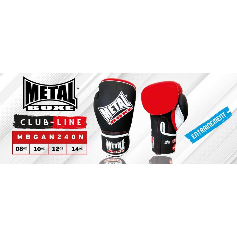 METALBOXE  Gants de Boxe entrainement Club Line 