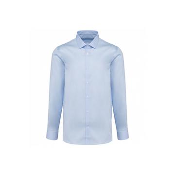 camicia a maniche lunghe popeline