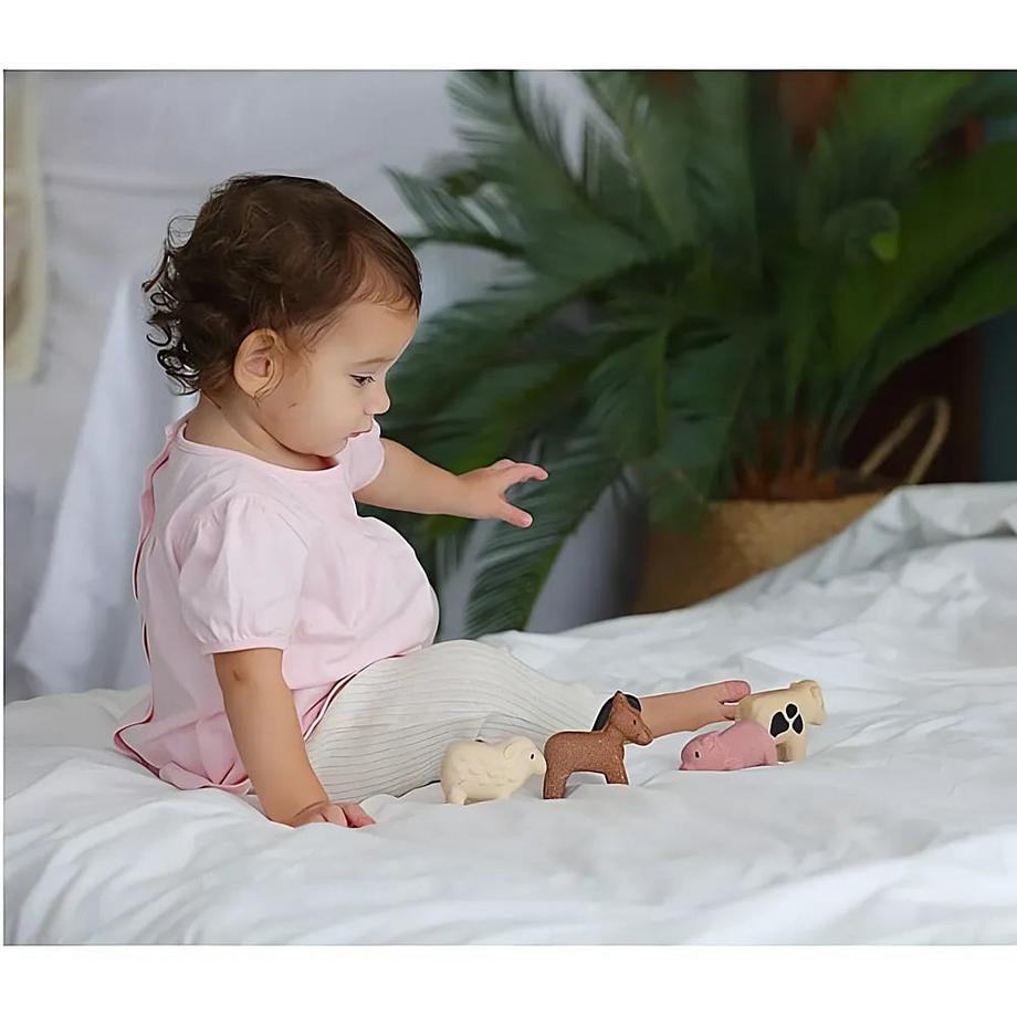 Plantoys  Plan Toys houten boerderijdieren set 