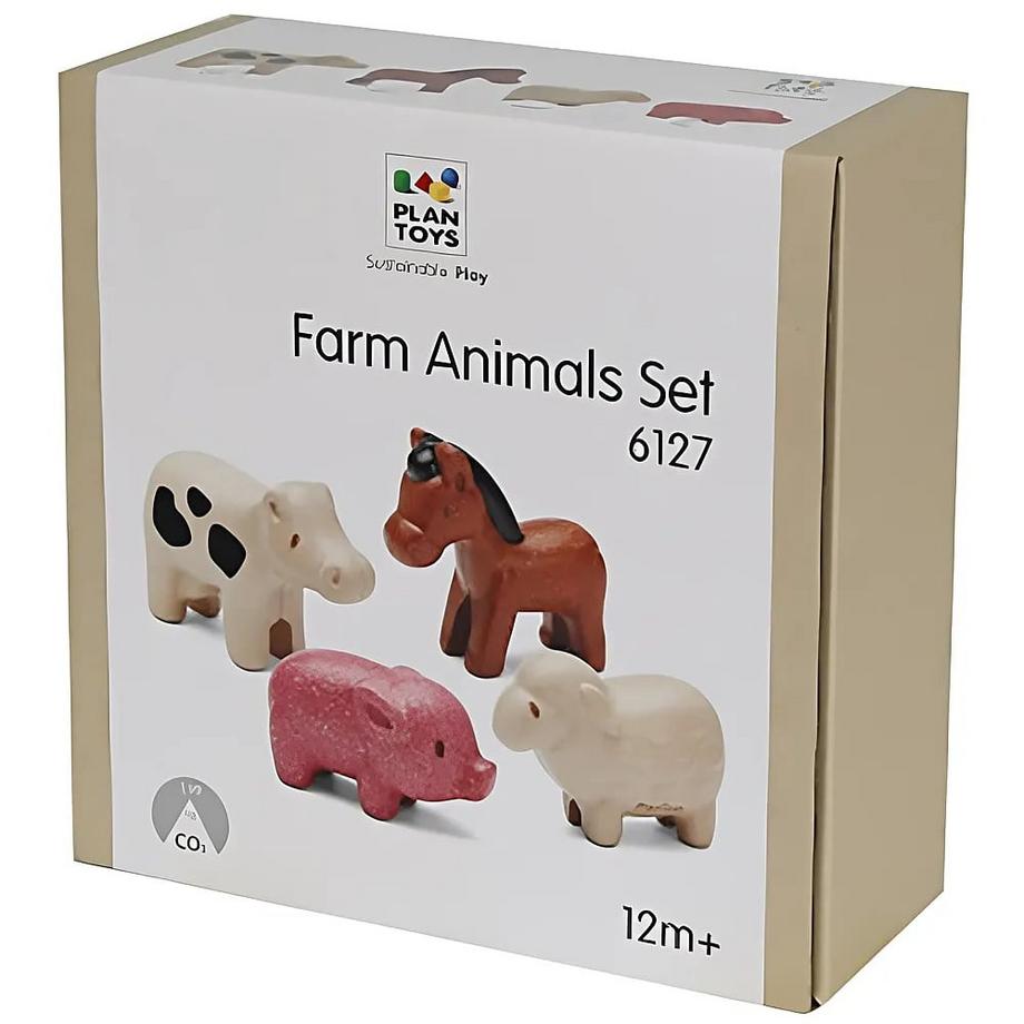 Plantoys  Plan Toys houten boerderijdieren set 