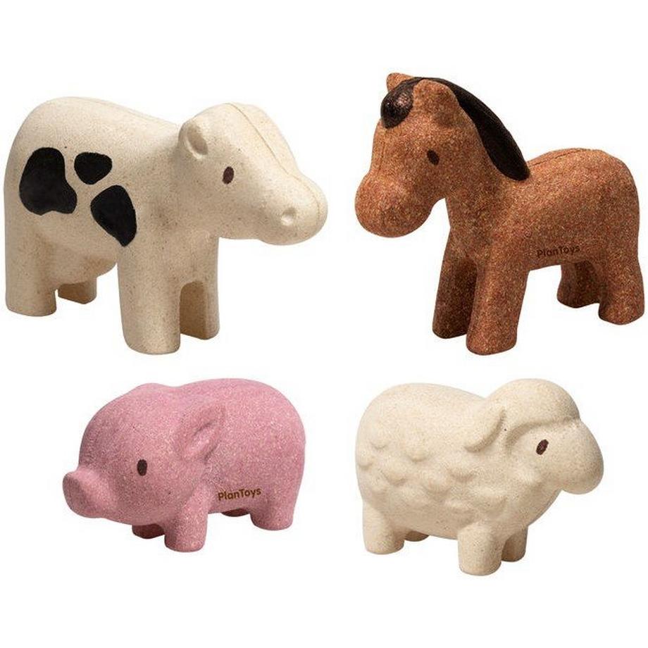 Plantoys  Plan Toys houten boerderijdieren set 