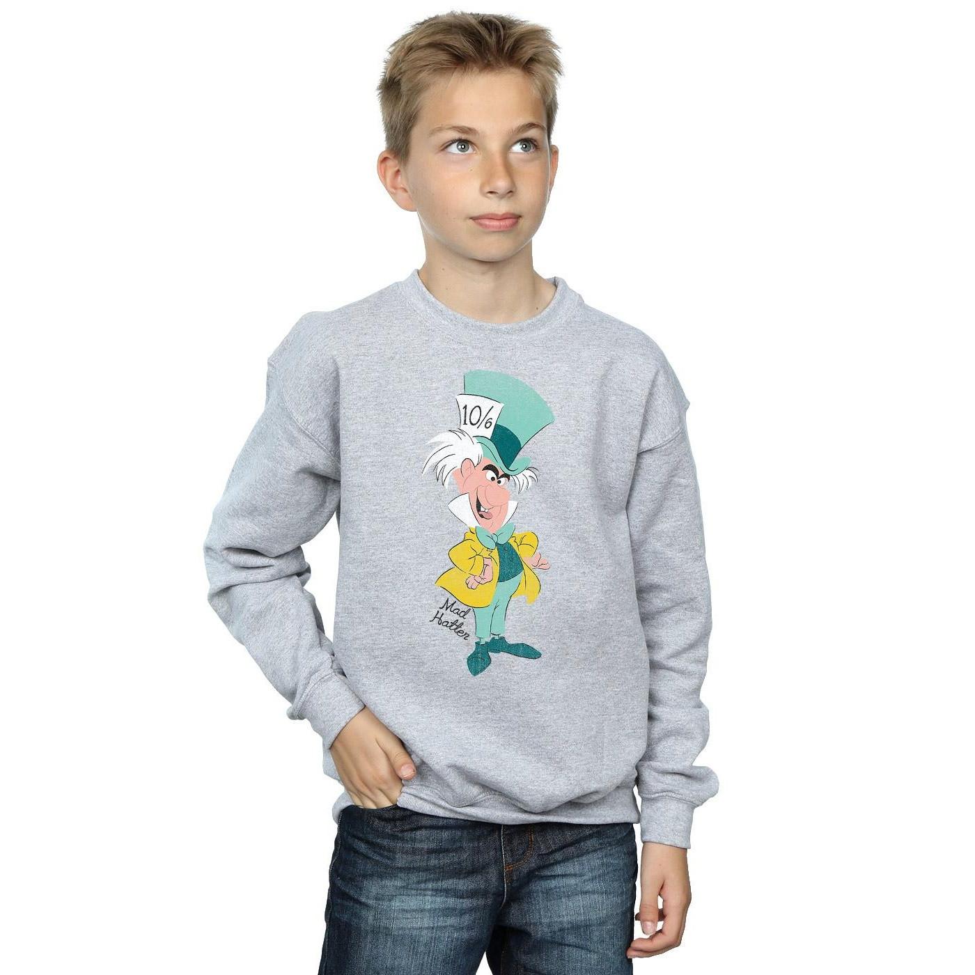 Disney  Alice In Wonderland Classic Mad Hatter Sweatshirt 