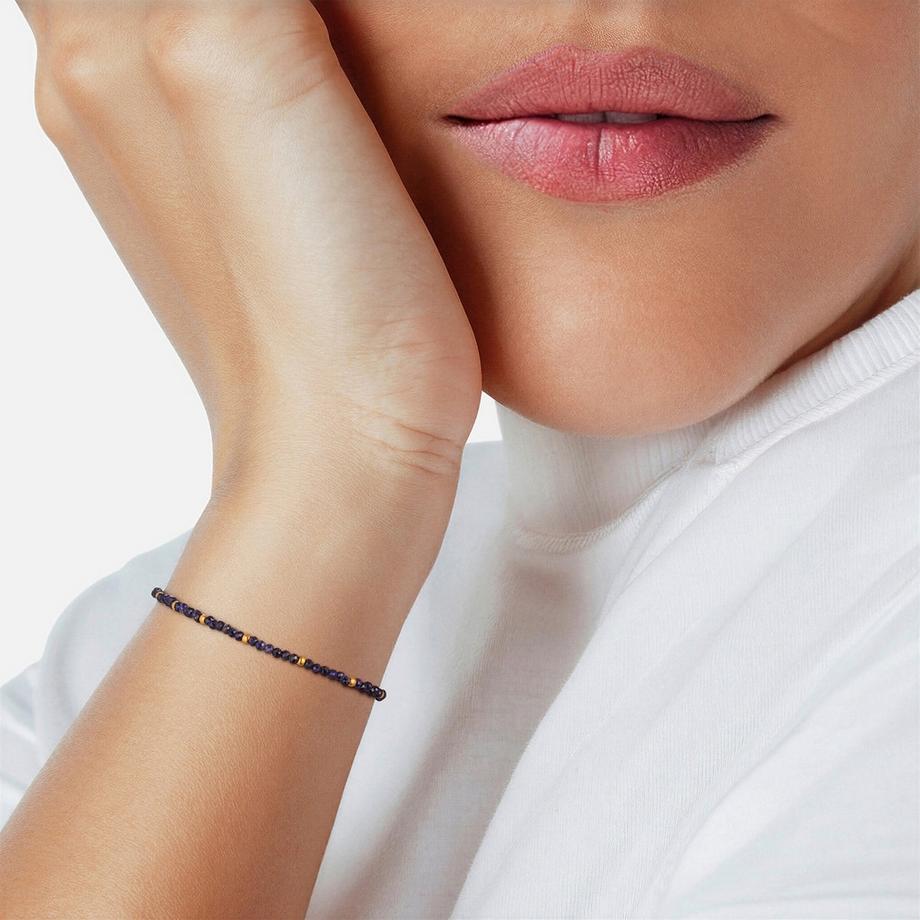 Glanzstücke München  Bracelet acier inoxydable saphir 