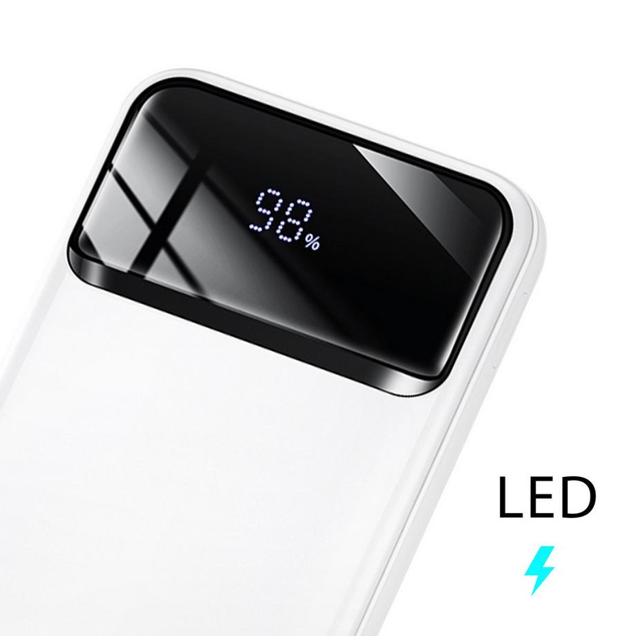 Avizar  Batterie Externe 10000mAh Bwoo Blanc 