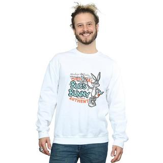 LOONEY TUNES Bugs Bunny Logo Stampa Felpa  