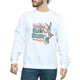 LOONEY TUNES Bugs Bunny Logo Stampa Felpa  