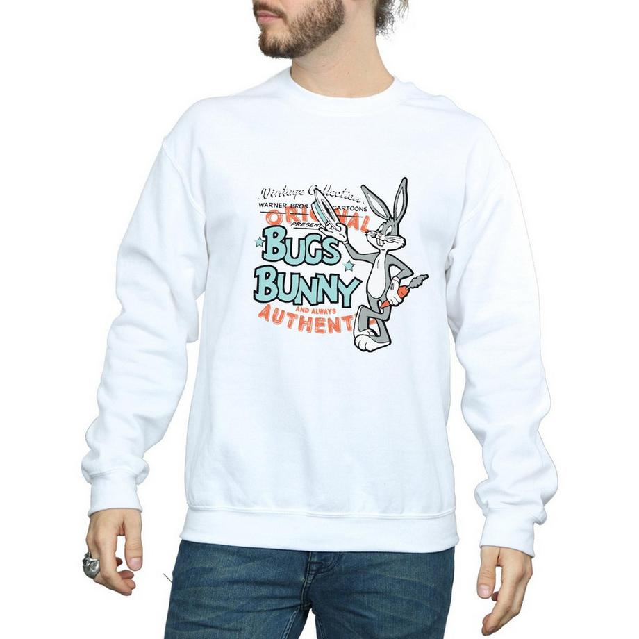 LOONEY TUNES Bugs Bunny Logo Imprimé Sweatshirt  