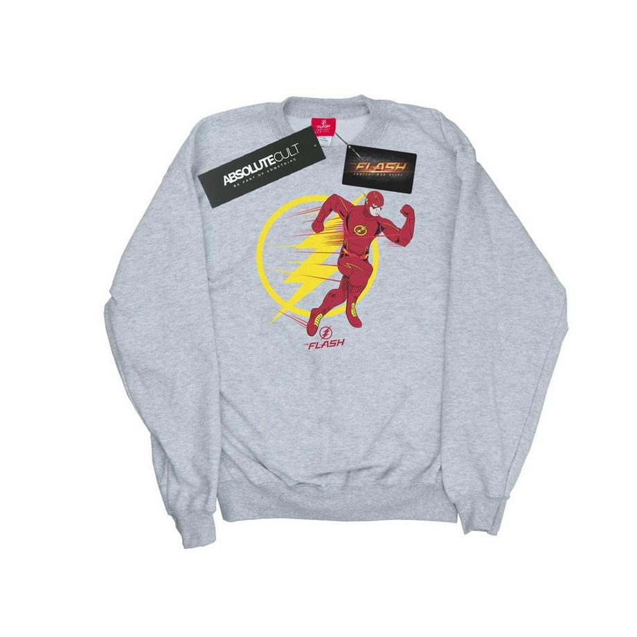DC COMICS Flash Running Logo Sweatshirt  