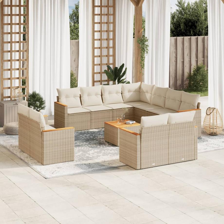 VidaXL Garten sofagarnitur poly-rattan  
