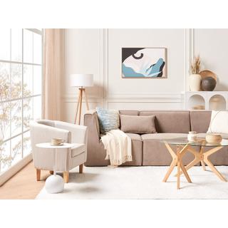 Beliani 3 Sitzer Sofa aus Cord Modern LEMVIG  